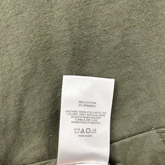 Express Shirt Mens Large Green Button Down Long Sleeve pocket cotton - Picture 12 of 16